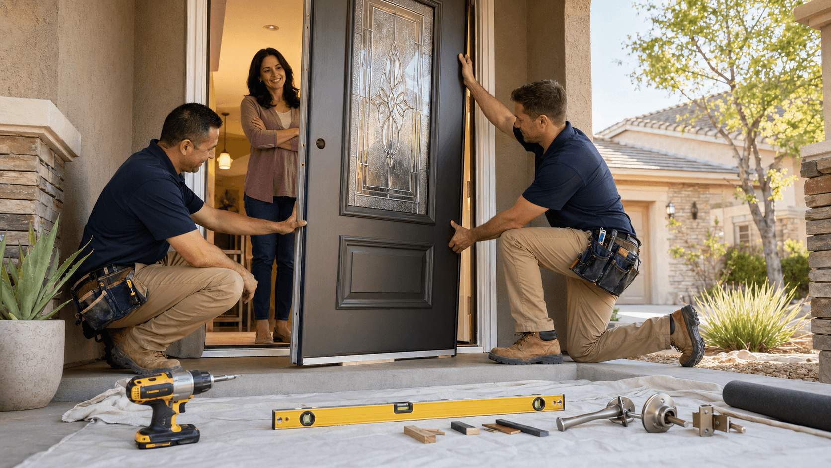 Entry Door Replacement for a Safer, Warmer Peoria Home